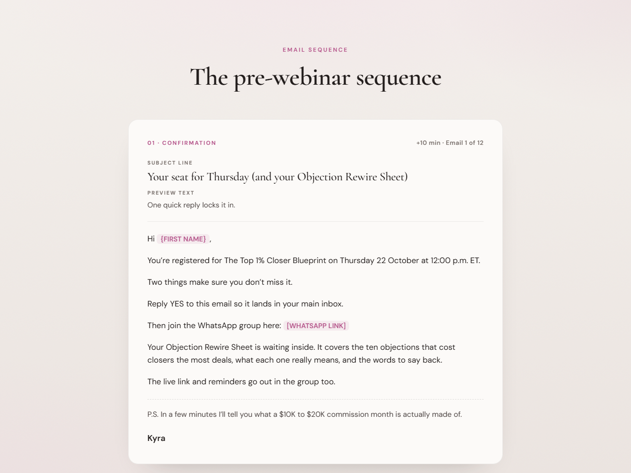 Pre-webinar preview